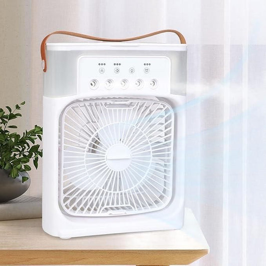 Rechargeable Air Cooler Fan | Portable USB Desk Fan for Instant Cool Air